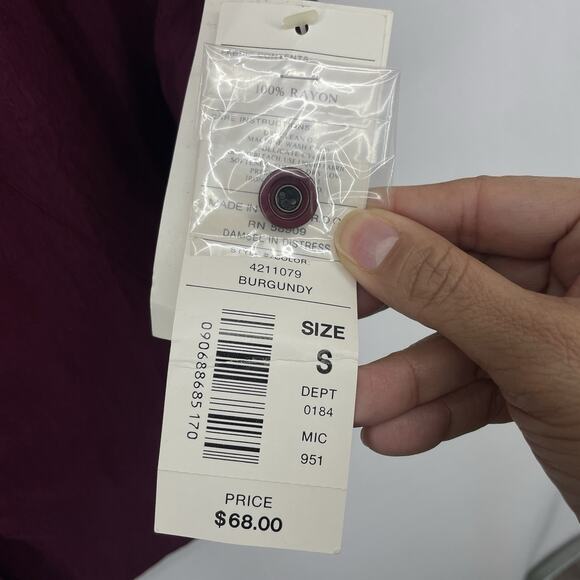 Bechamel Size S / M Long Sleeve Western Fringe Button Down Shirt Vintage Rodeo - Picture 5 of 7